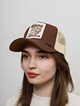 Бейсболка DJINNS арт. HFT Coffee (темно-коричневый)